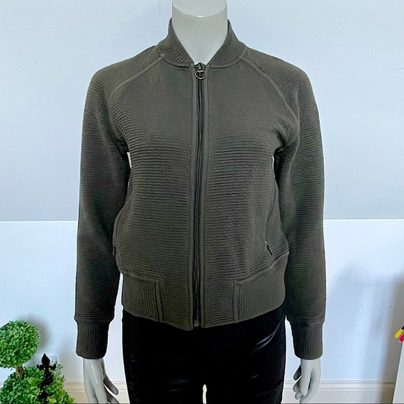 lululemon On Repeat Bomber (dark olive)